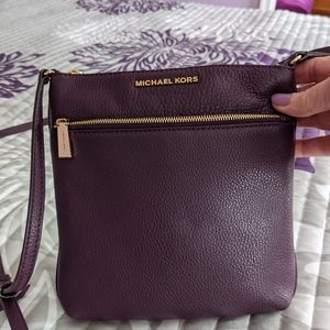 Michael Kors plum-colored crossbody